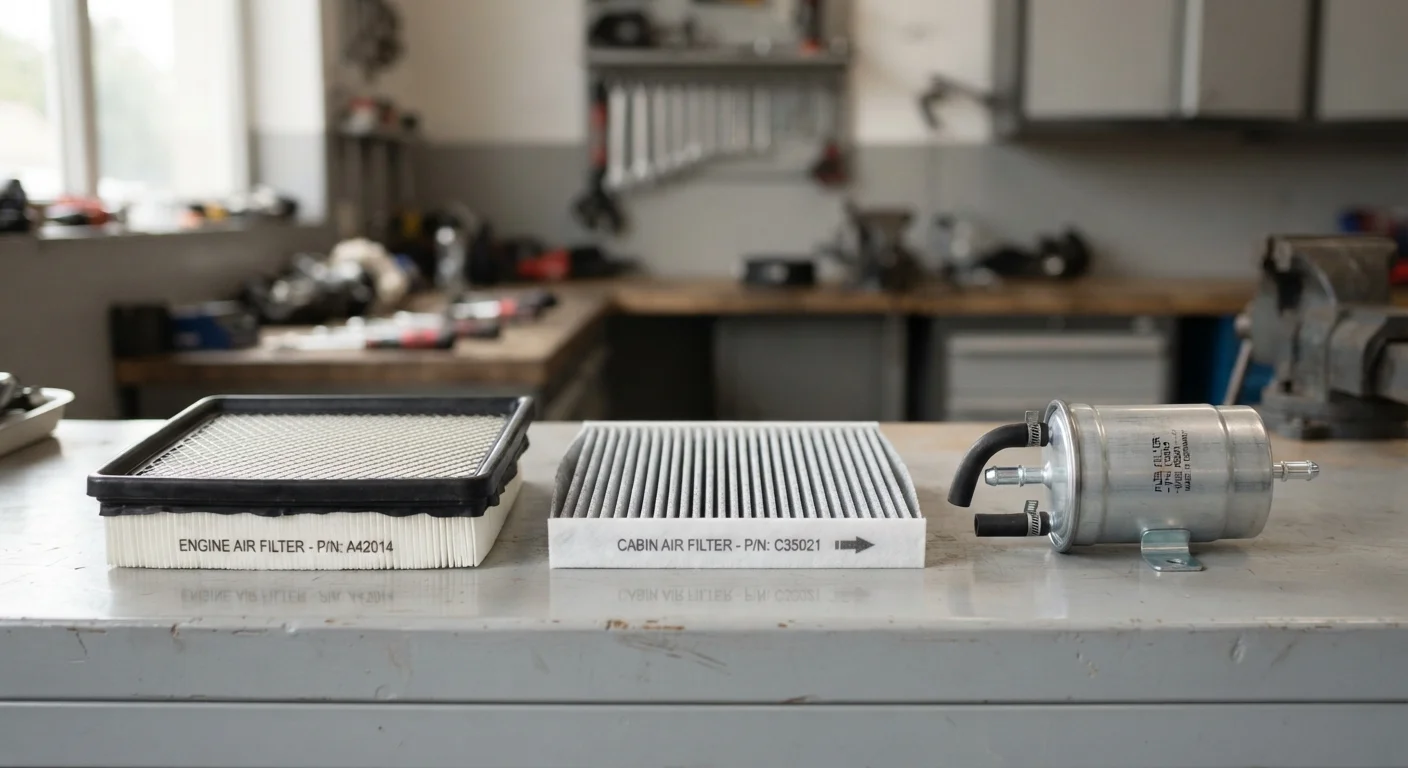 Air Filter, Cabin Filter, Fuel Filter: How Each One Works and When It Needs Replacing