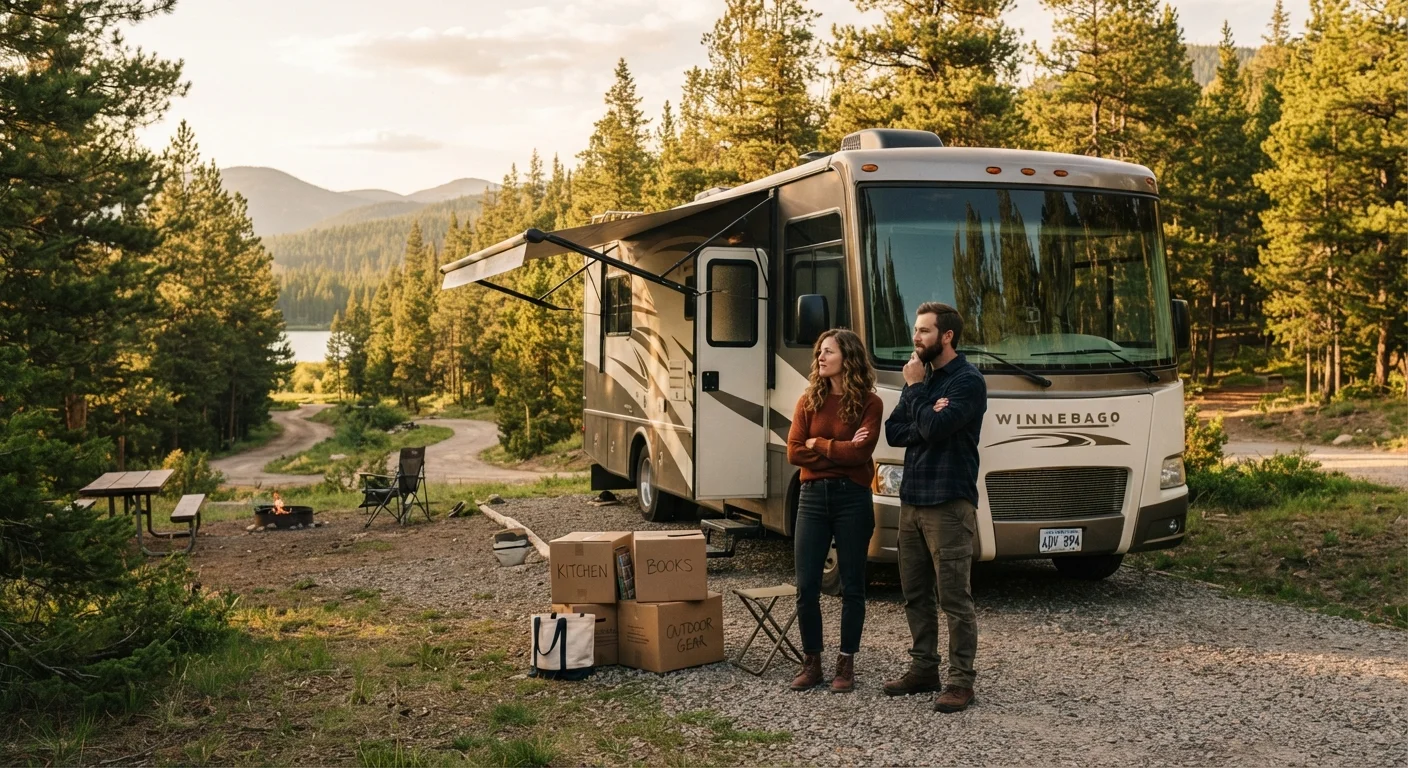 Downsizing Into an RV: What Most People Underestimate About the Transition
