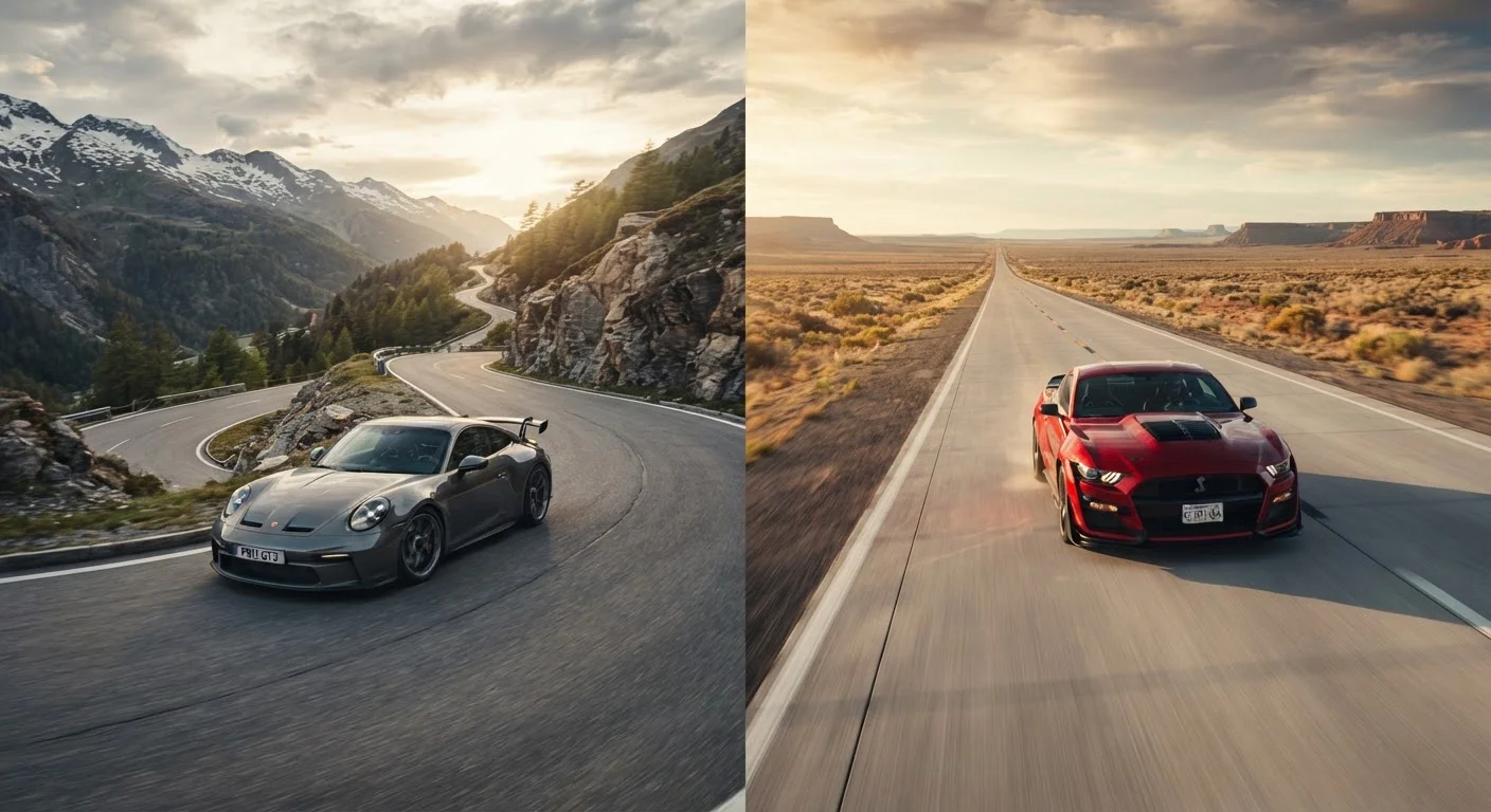 European Icons vs. American Muscle: Two Philosophies of the Classic Era