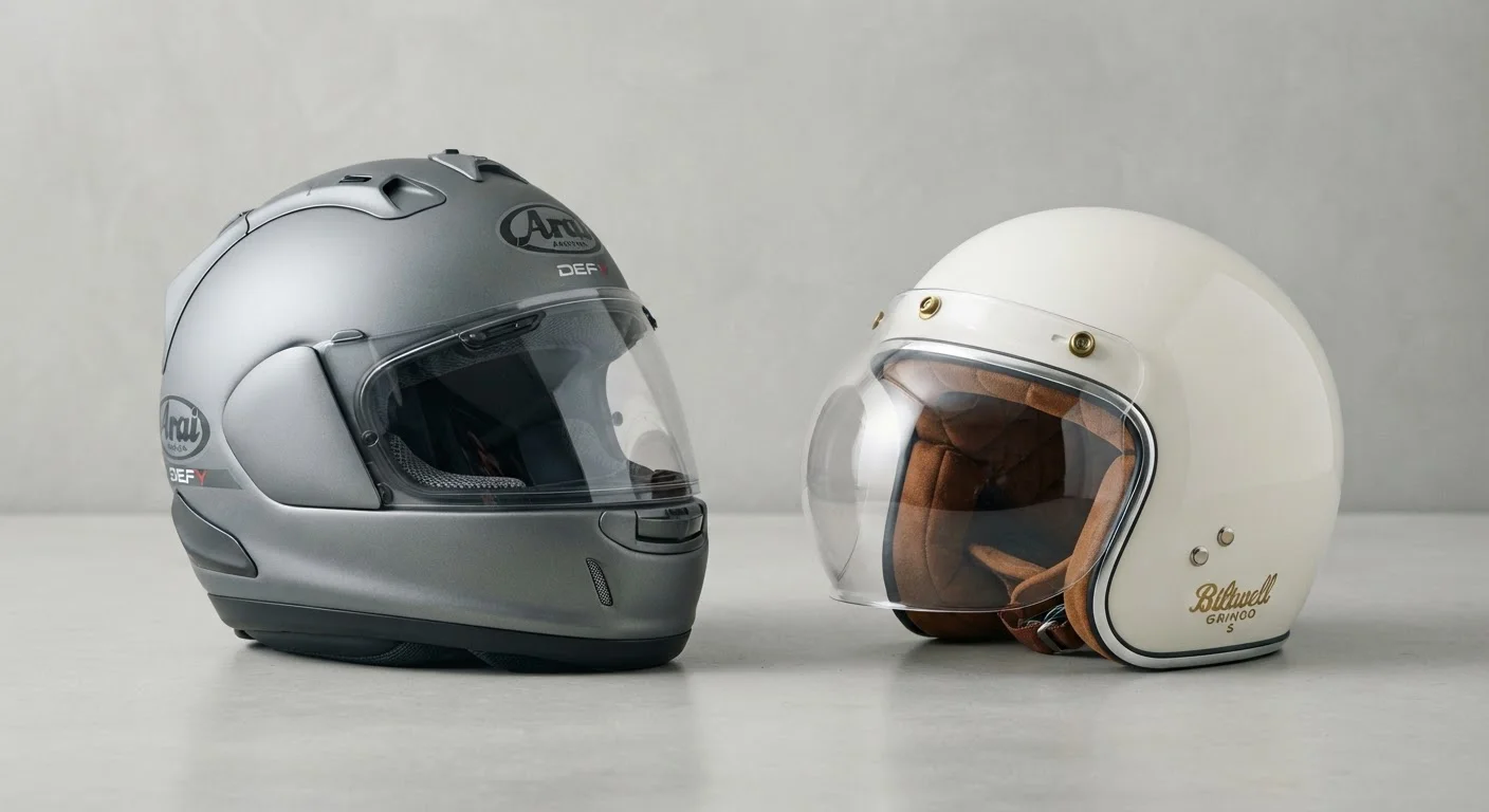 Full-Face vs Open-Face Helmets: Weighing Protection Against Practicality