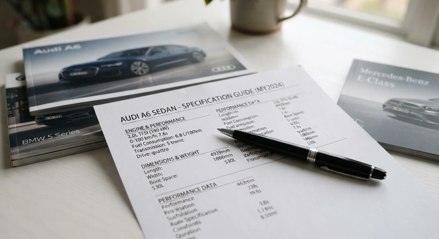 How to Read a Sedan Spec Sheet Without Getting Lost in the Numbers