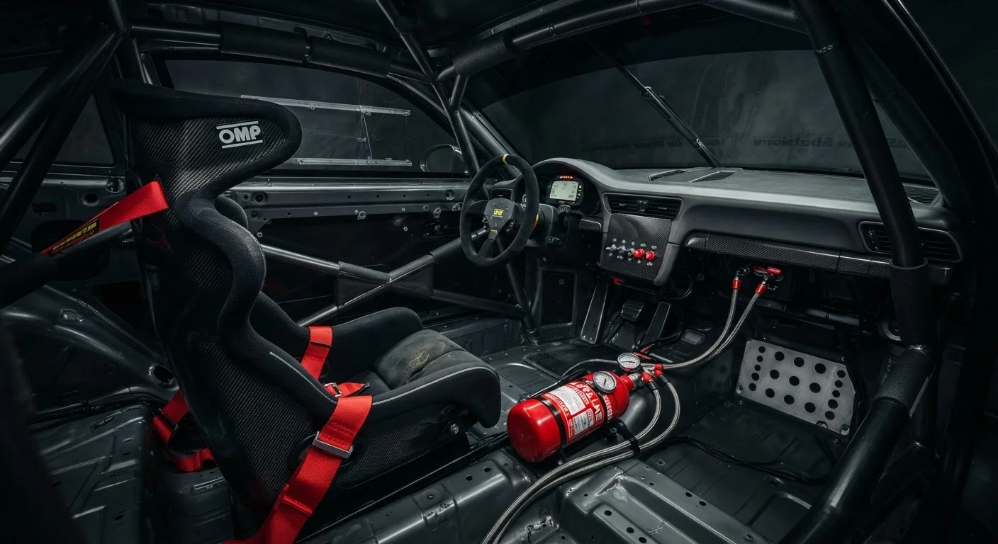 In-Car Safety Equipment for Track Day Participants