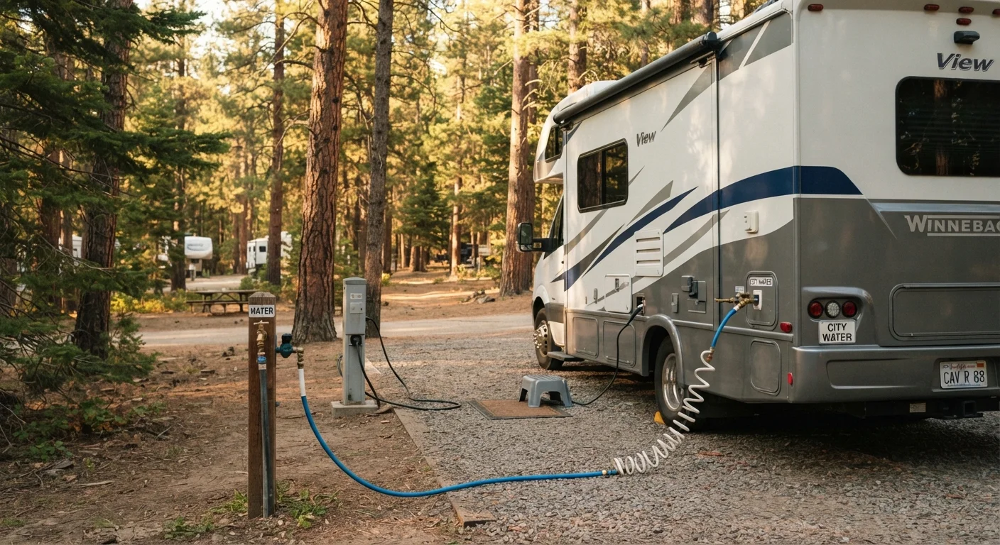 Managing Fresh Water, Grey Water, and Black Water in an RV
