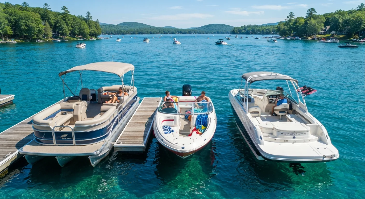 Pontoon, Bowrider, or Deck Boat: Choosing the Right Recreational Hull
