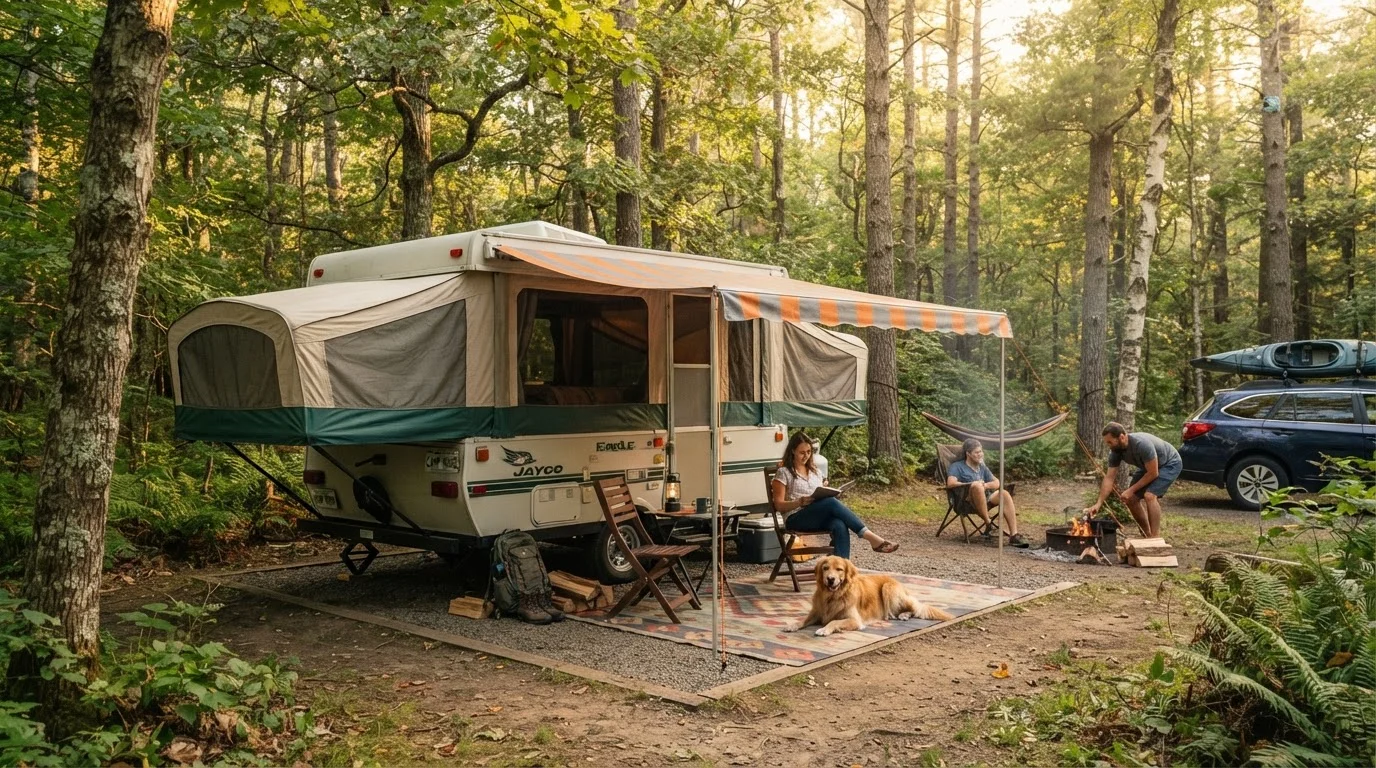 Pop-Up Campers and Folding Trailers: The Entry-Level RV Class Explained