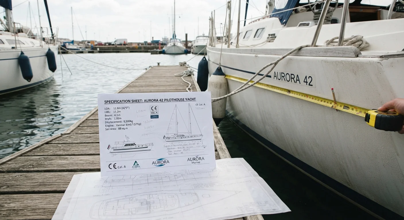 Reading a Boat Specification Sheet: Hull, Beam, Draft, and Displacement Explained