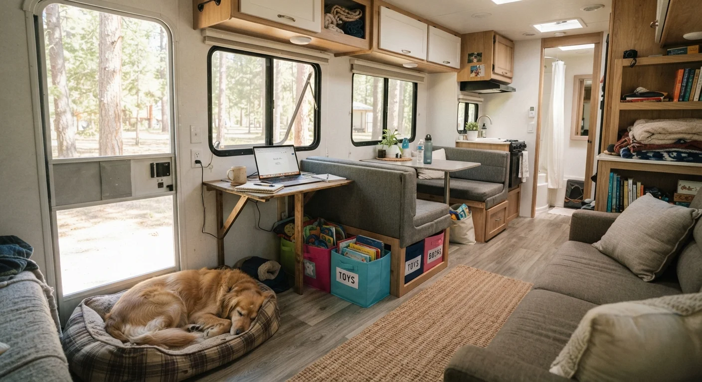 Reading an RV Layout When You Live With a Dog, a Kid, or a Home Office