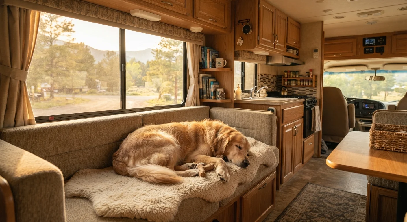 RV Living with Pets: Routines, Space, and Safety on the Road