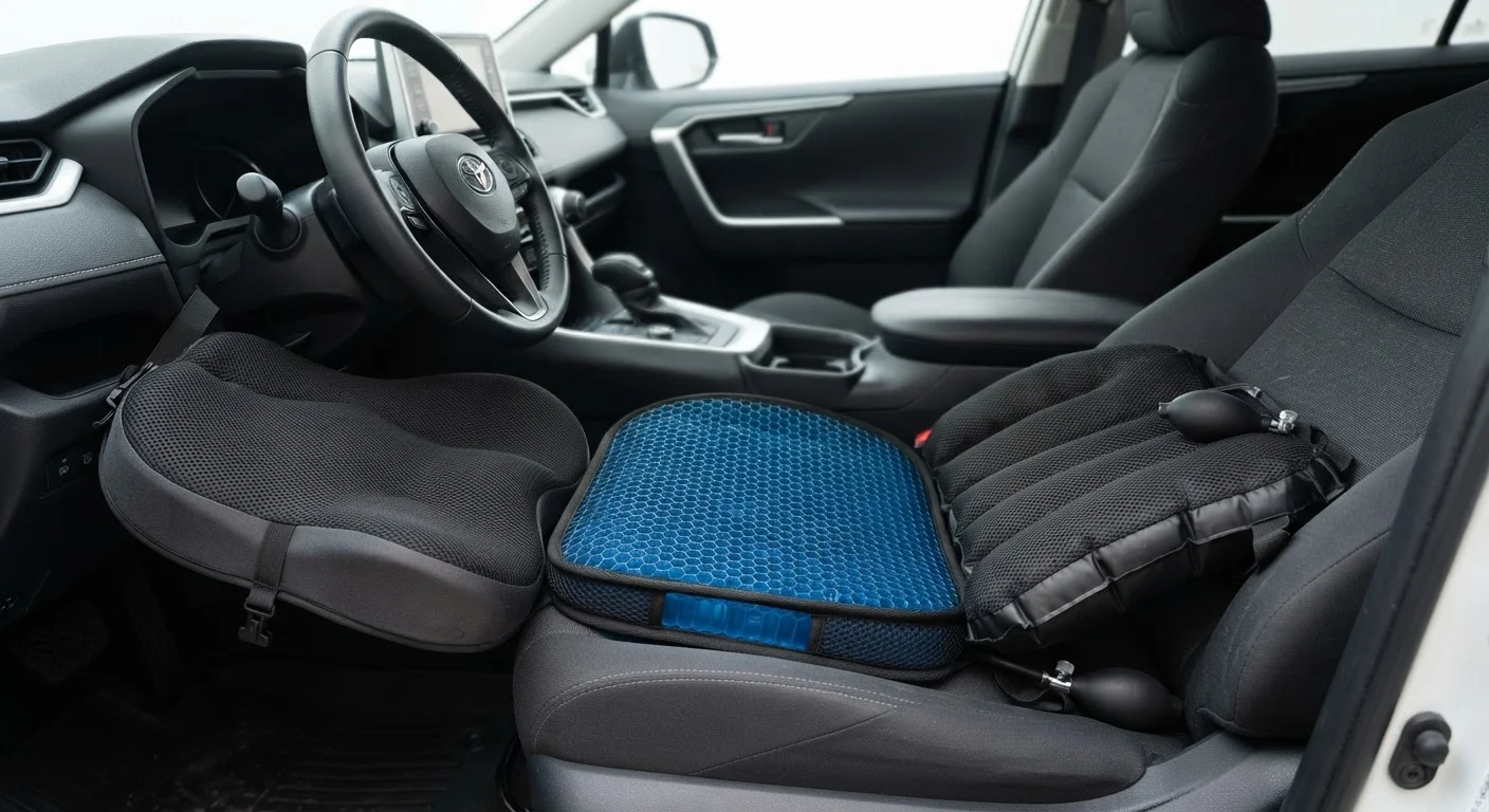 Seat Cushions for Drivers: Foam, Gel, and Inflatable Options Compared