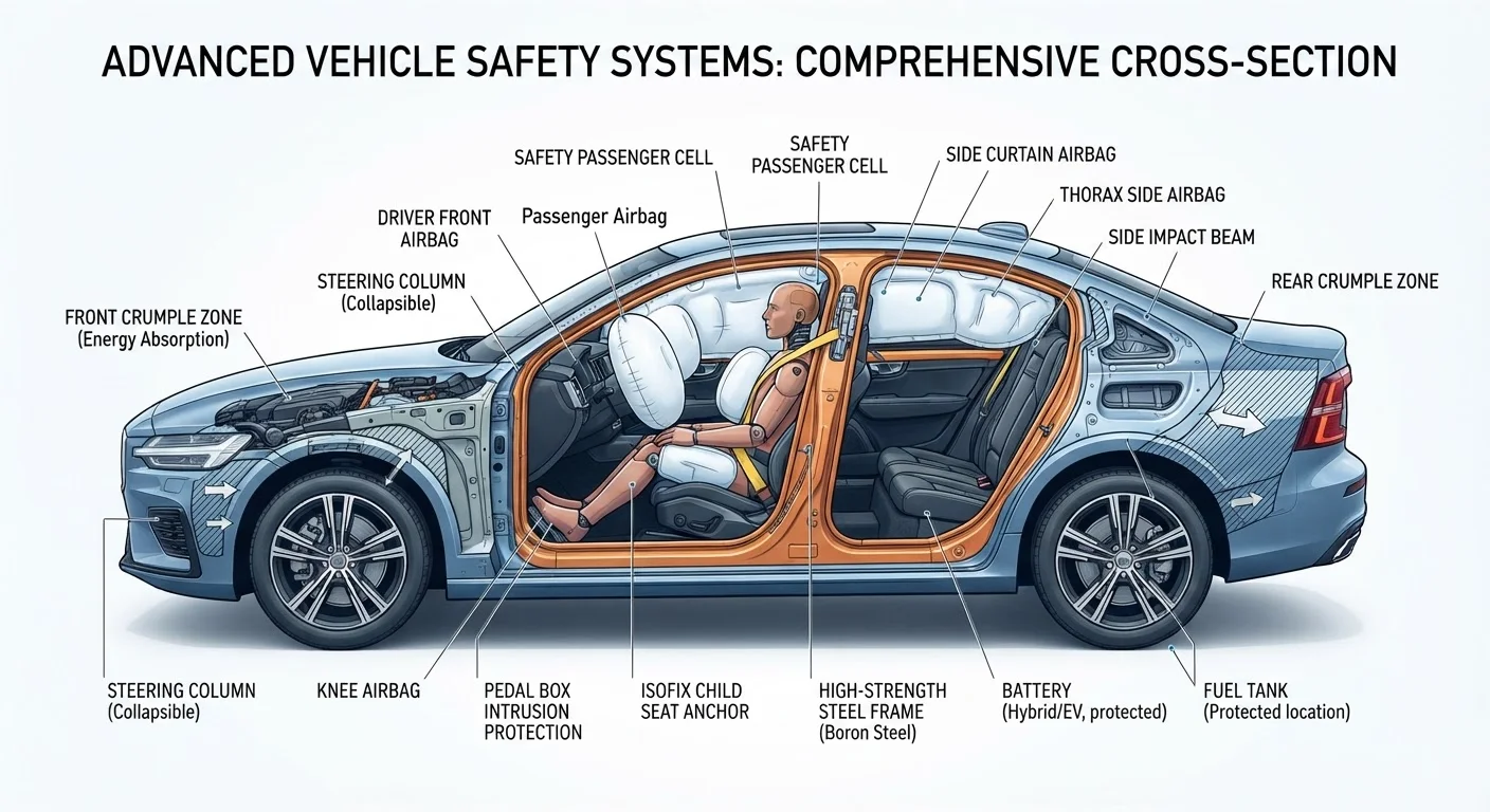 Seven Parts That Quietly Protect You in a Collision