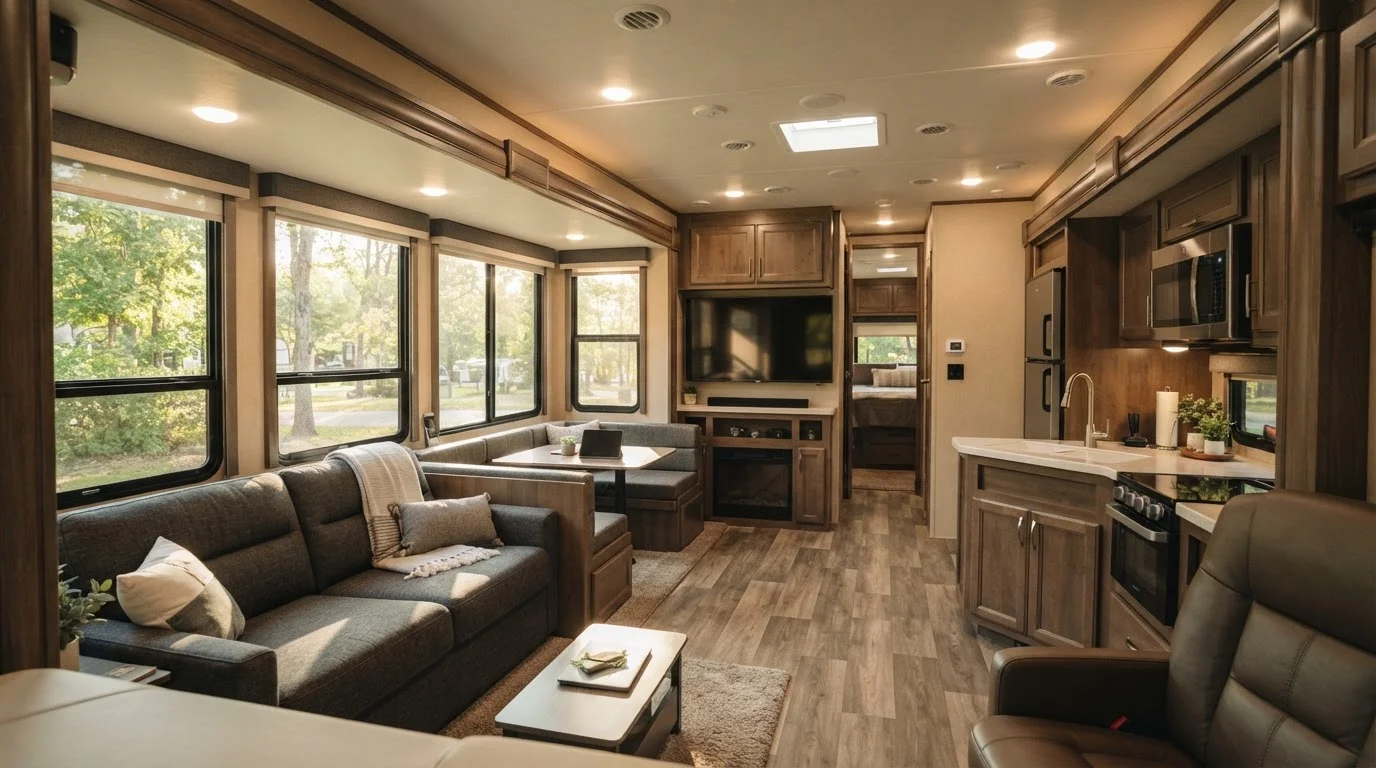 The Slide-Out Question: What Expanding Rooms Add — and Cost — in an RV