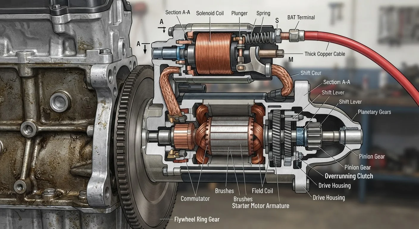 The Starter Motor, Solenoid, and Ignition: A Sequence Explained