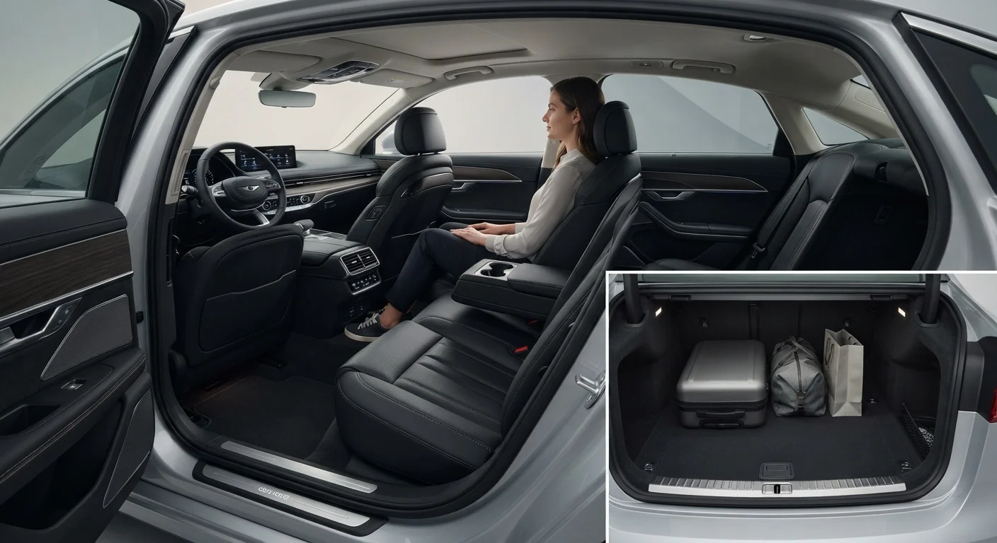 Trunk Space, Headroom, and Legroom: Reading a Sedan's Interior Dimensions